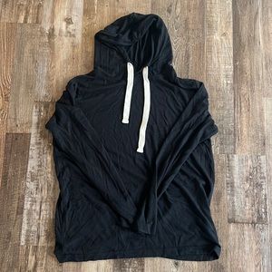 Zyia Black Lounge Boyfriend Hoodie, xs